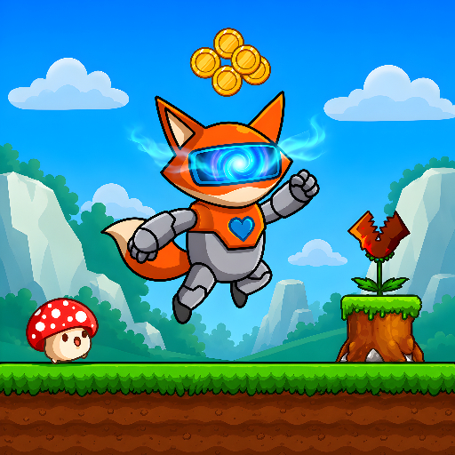 Melto Run Cyborg Fox Character